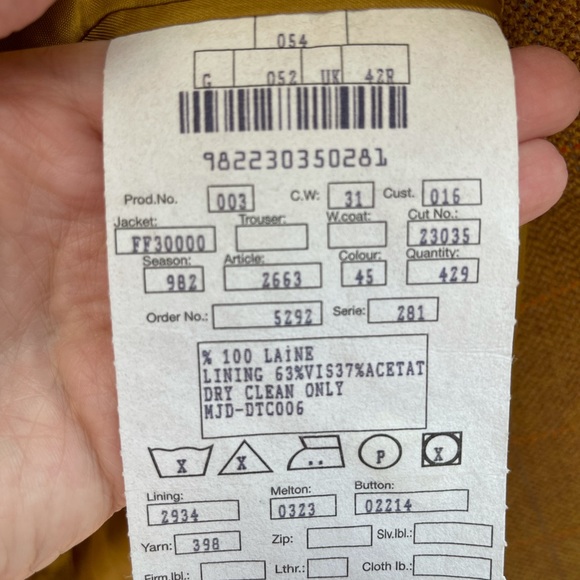 100% Wool French Tailored Blazer - Picture 6 of 10